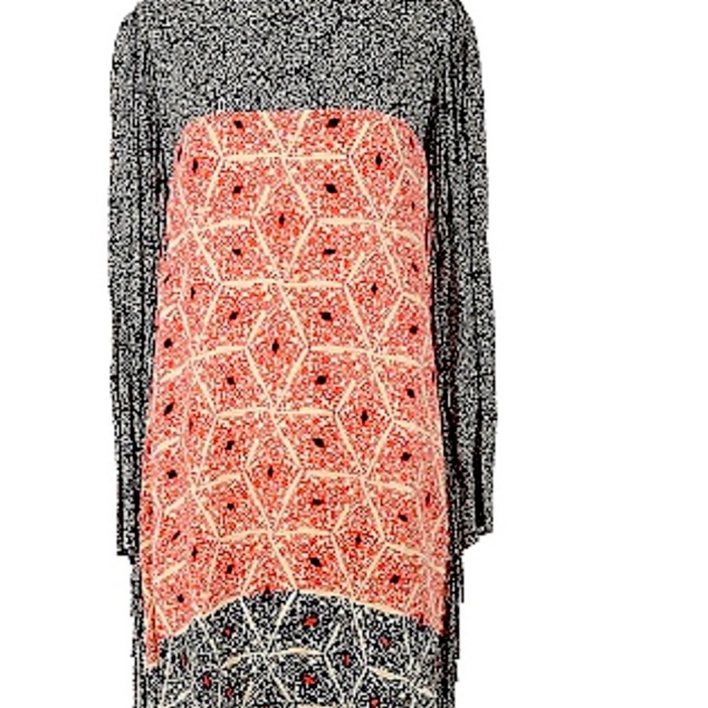 California Moonrise Shift Dress with Fringes